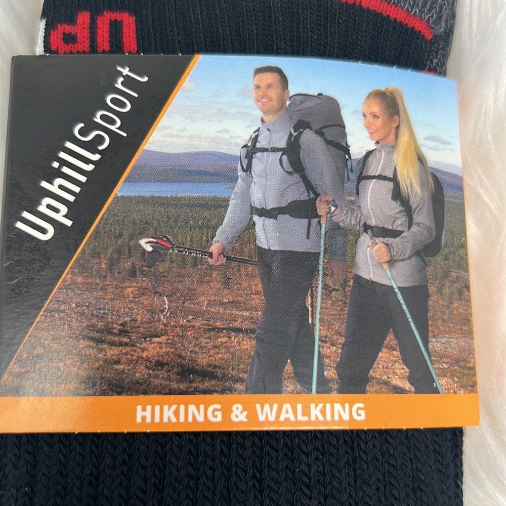 UphillSport Virva Hiking/Walking H2 Extra Soft Sock with Bamboo US (9.5-12)